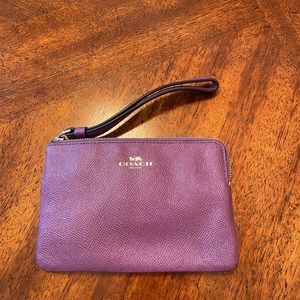 Purple wristlet